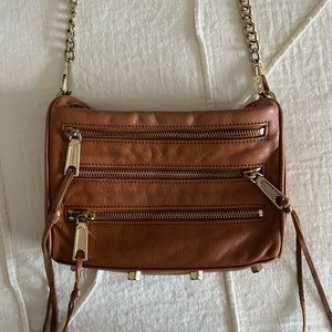 Rebecca Minkoff Leather Crossbody 3 Zipper